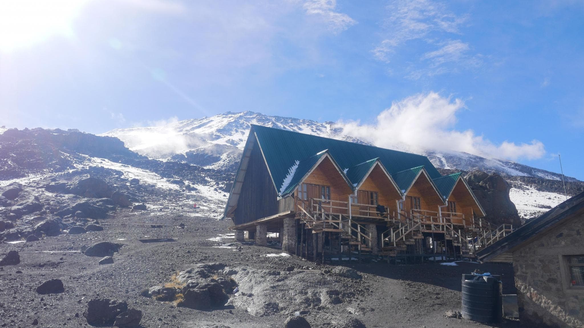 Kibo Hut stone building