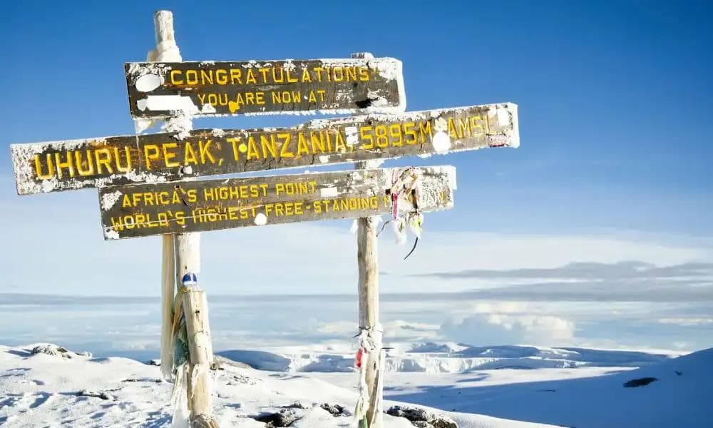 Uhuru Peak summit
