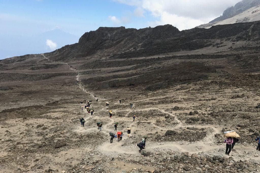 Karanga Camp to Barafu Camp